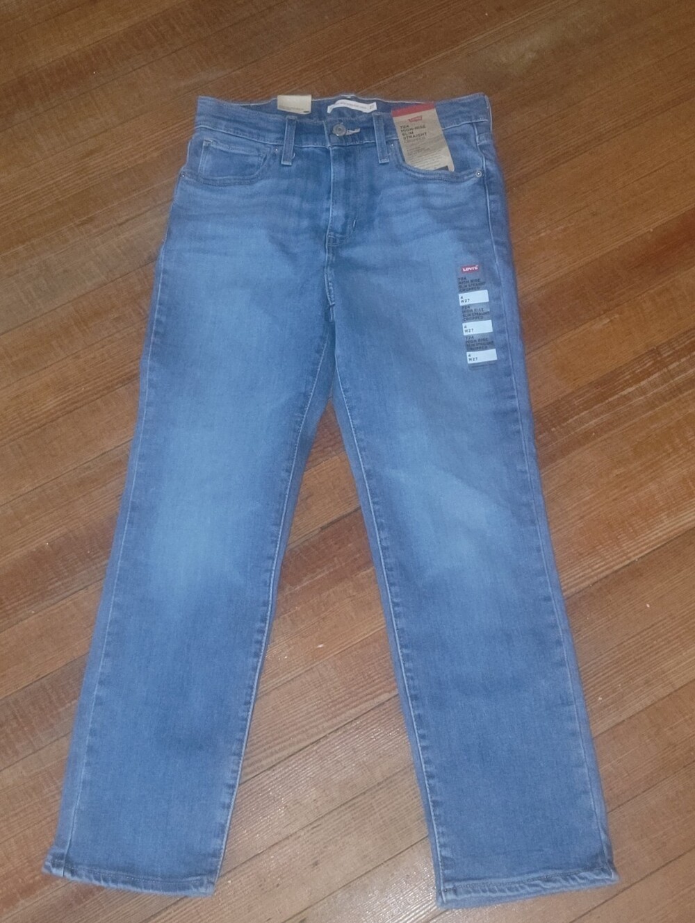 Levi's Women's Size 4 Blue Straight Leg Jeans